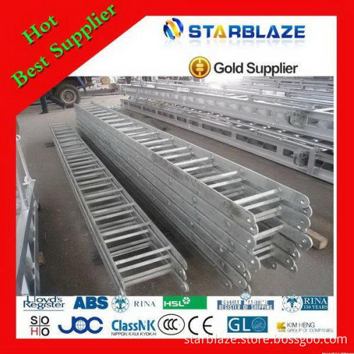 Top level hot sale marine steel inclined ladder for vessels